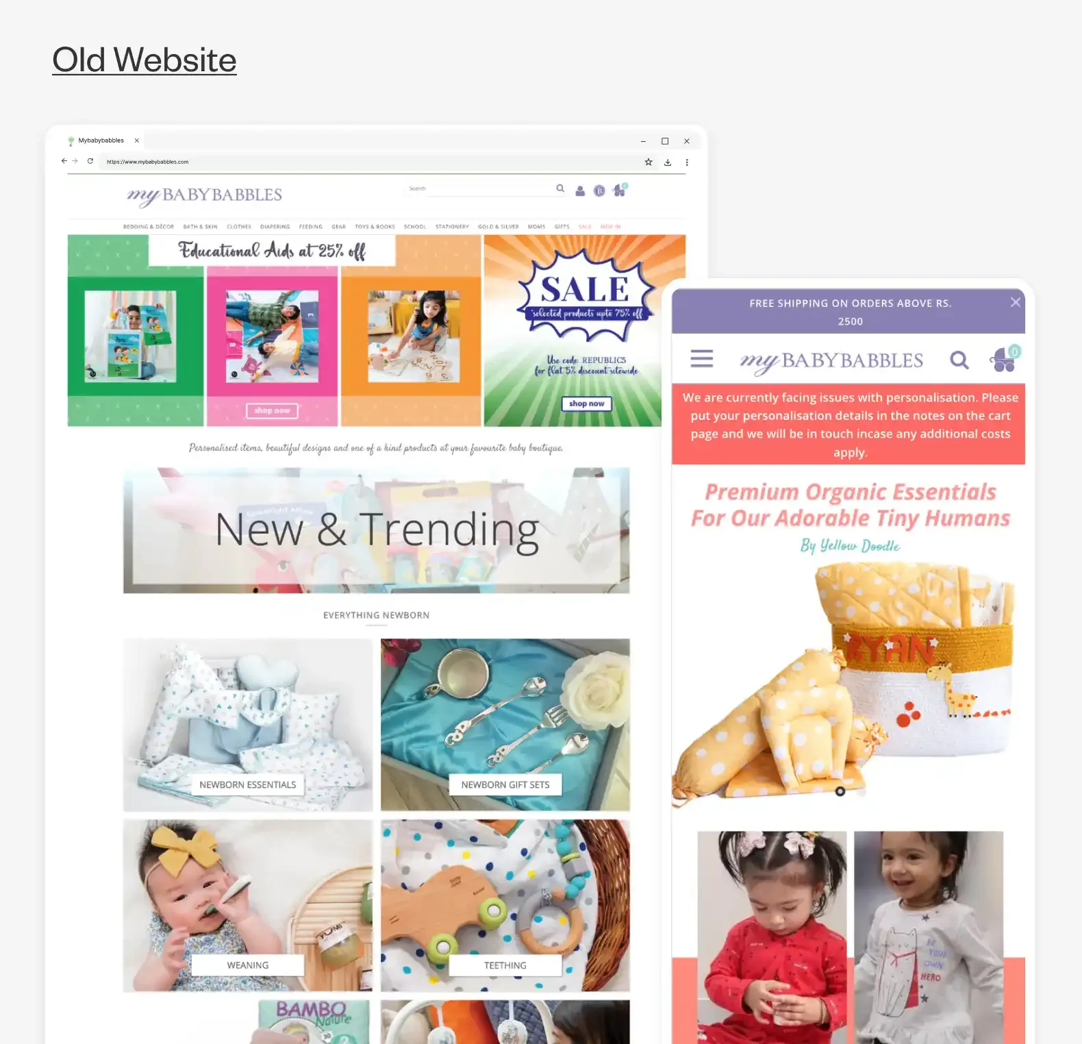 MyBabyBabbles Background Mobile