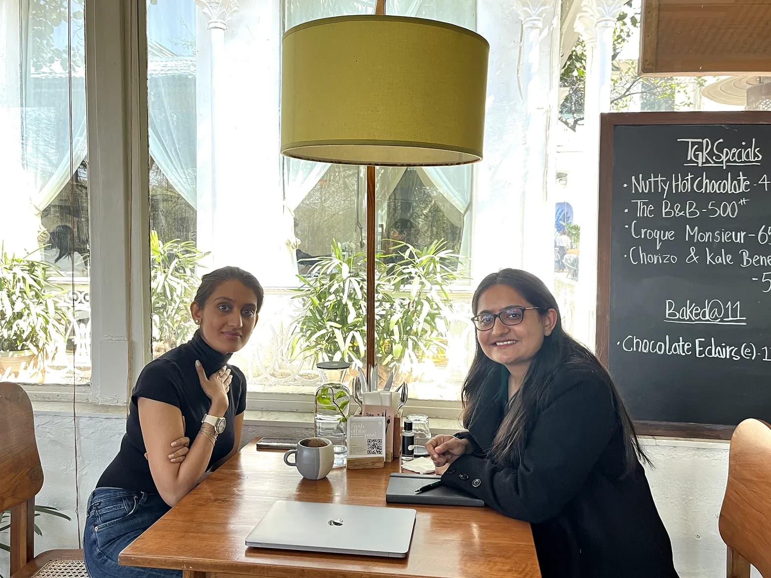 Tenet's Product Consultant Deepna Trivedi with founder of an ecommerce brand in Dubai.