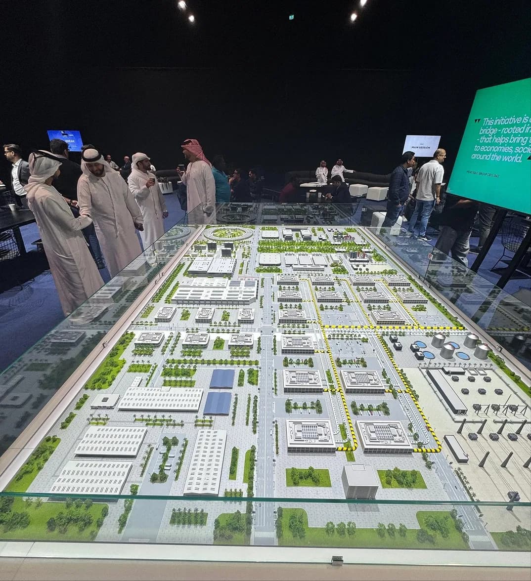 Team Tenet at an Event in Abu Dhabi