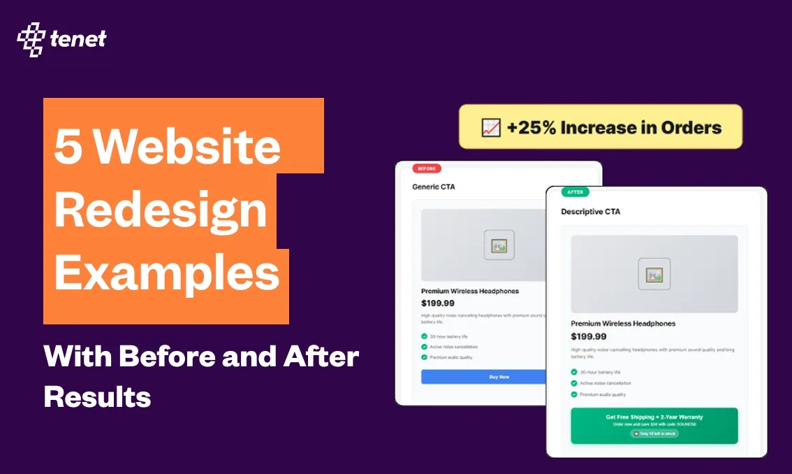 5 Website Redesign Examples With Before and After Results