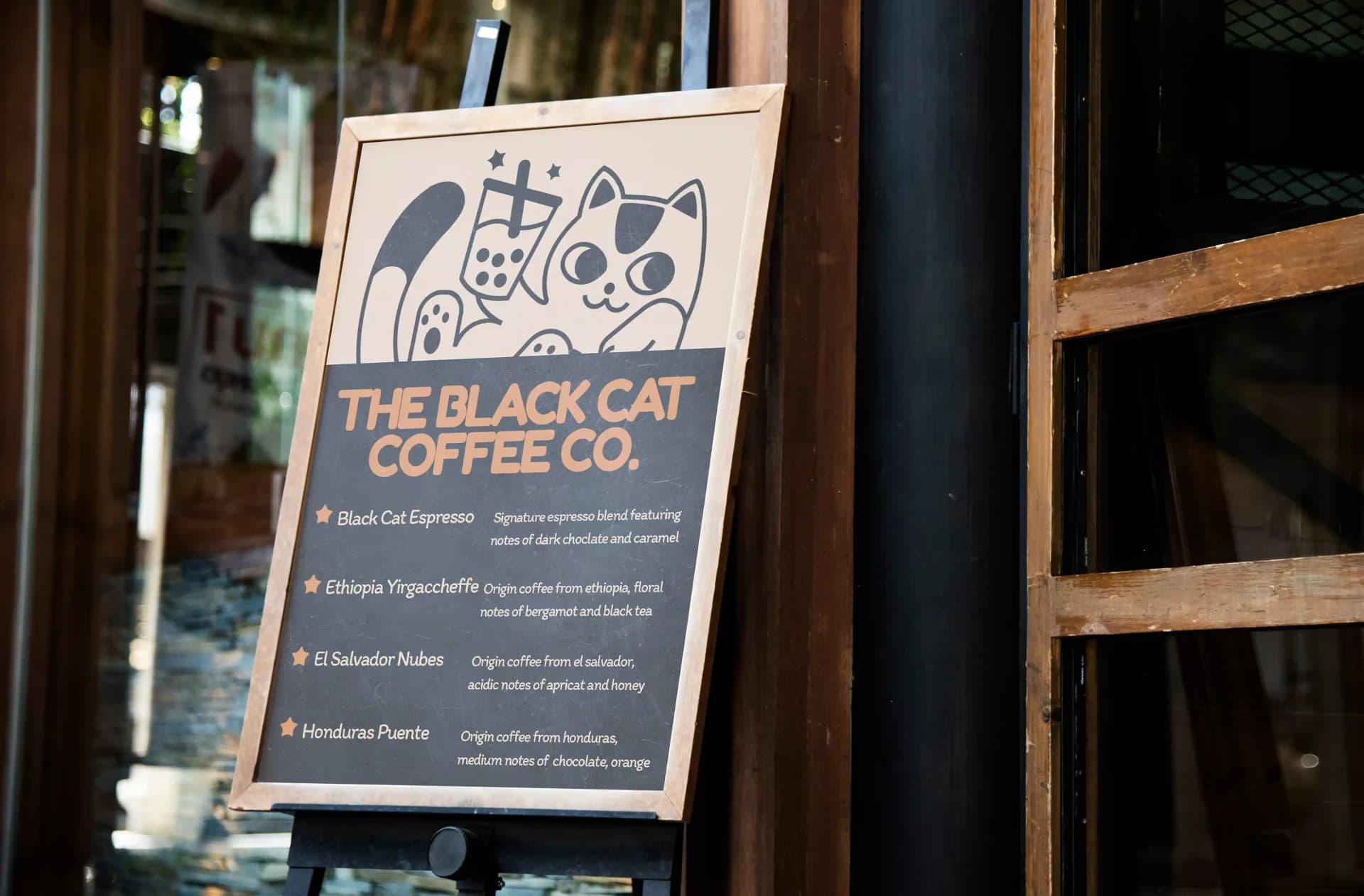 The Black Cat Coffee Hero Mobile