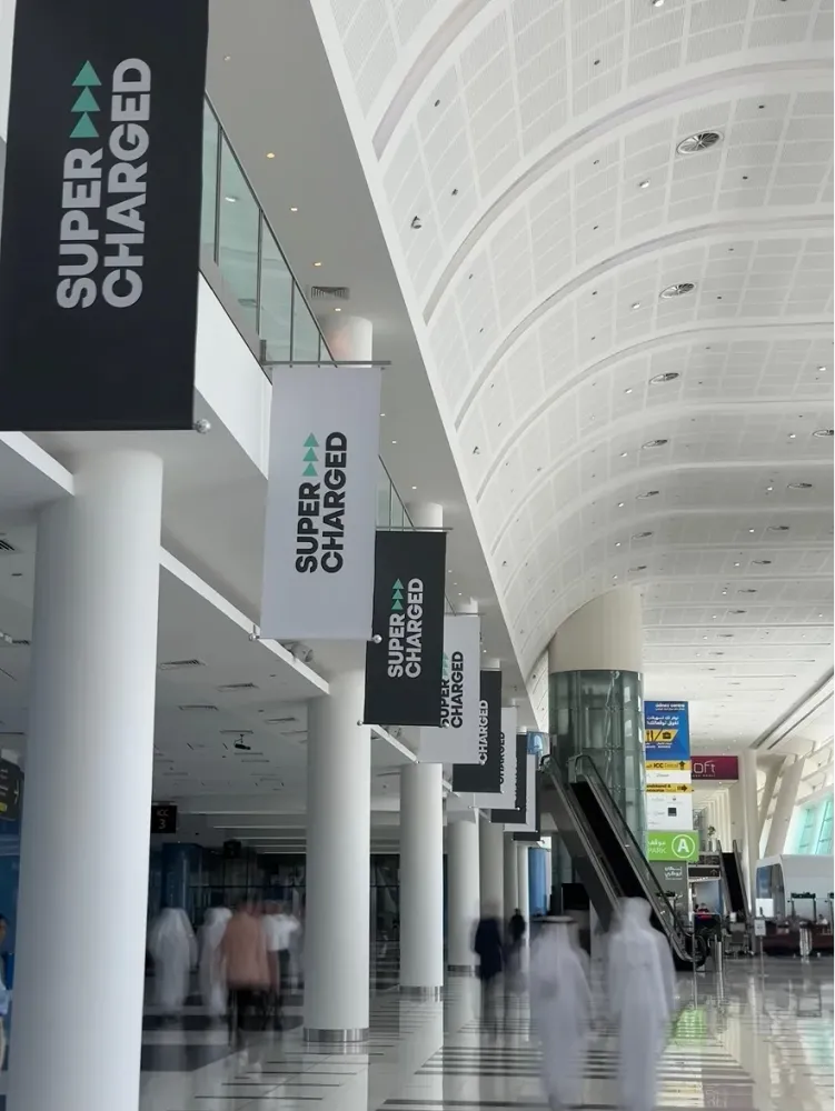 Team Tenet at G42's Supercharged event for collaborating on brand rollout.