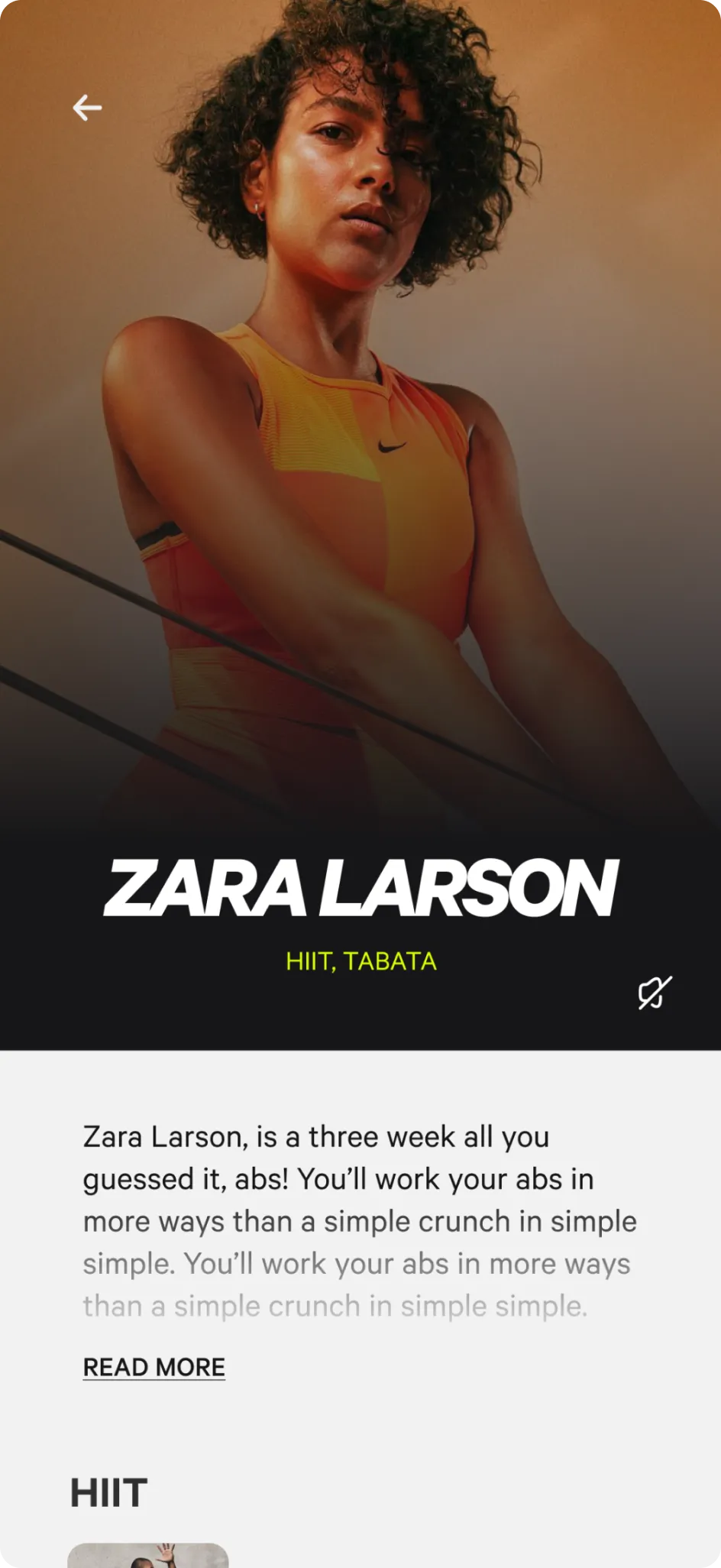 Strongr App Screen 8