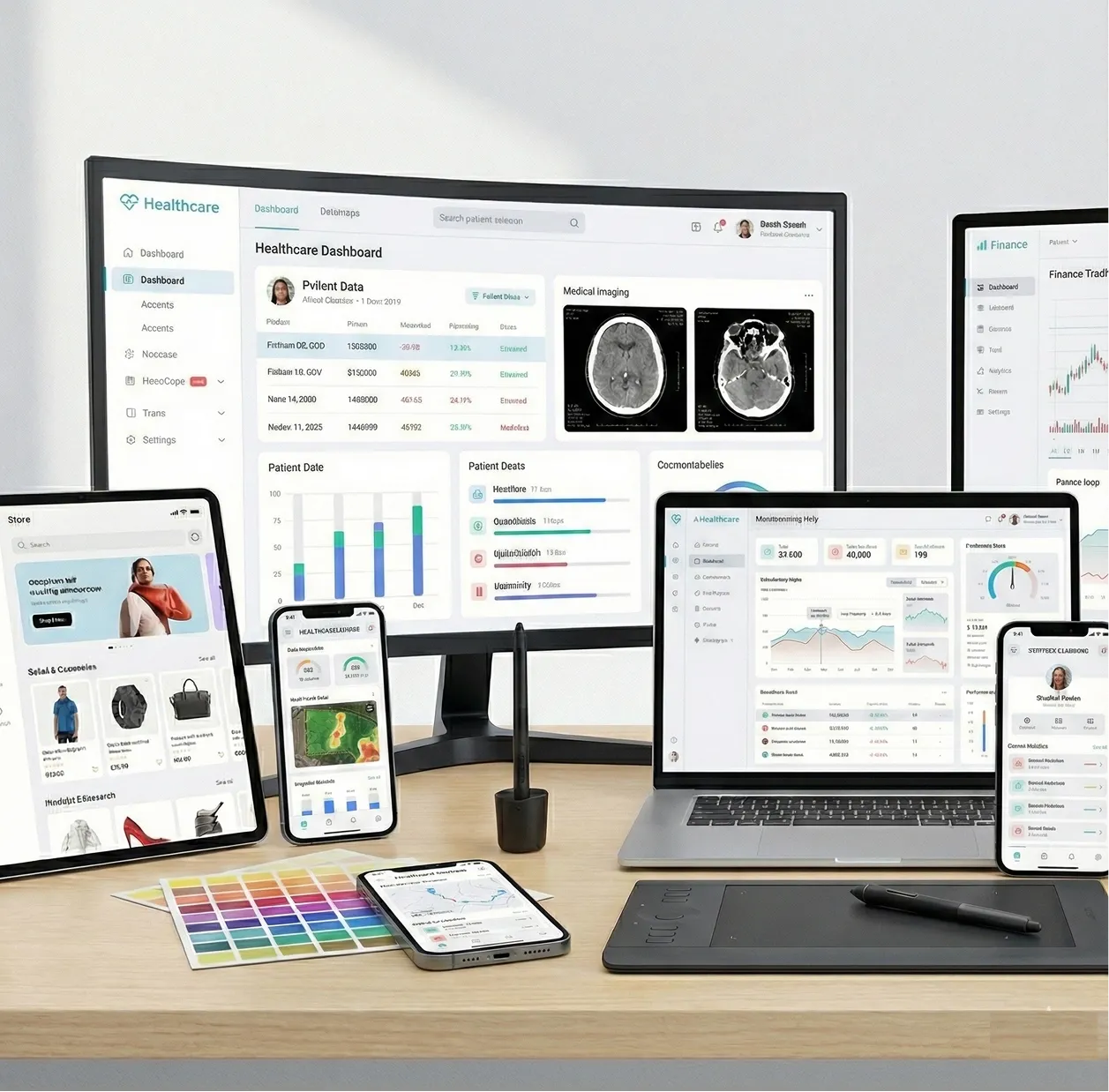 An Image Is Showing Tenet Custom UI UX Design