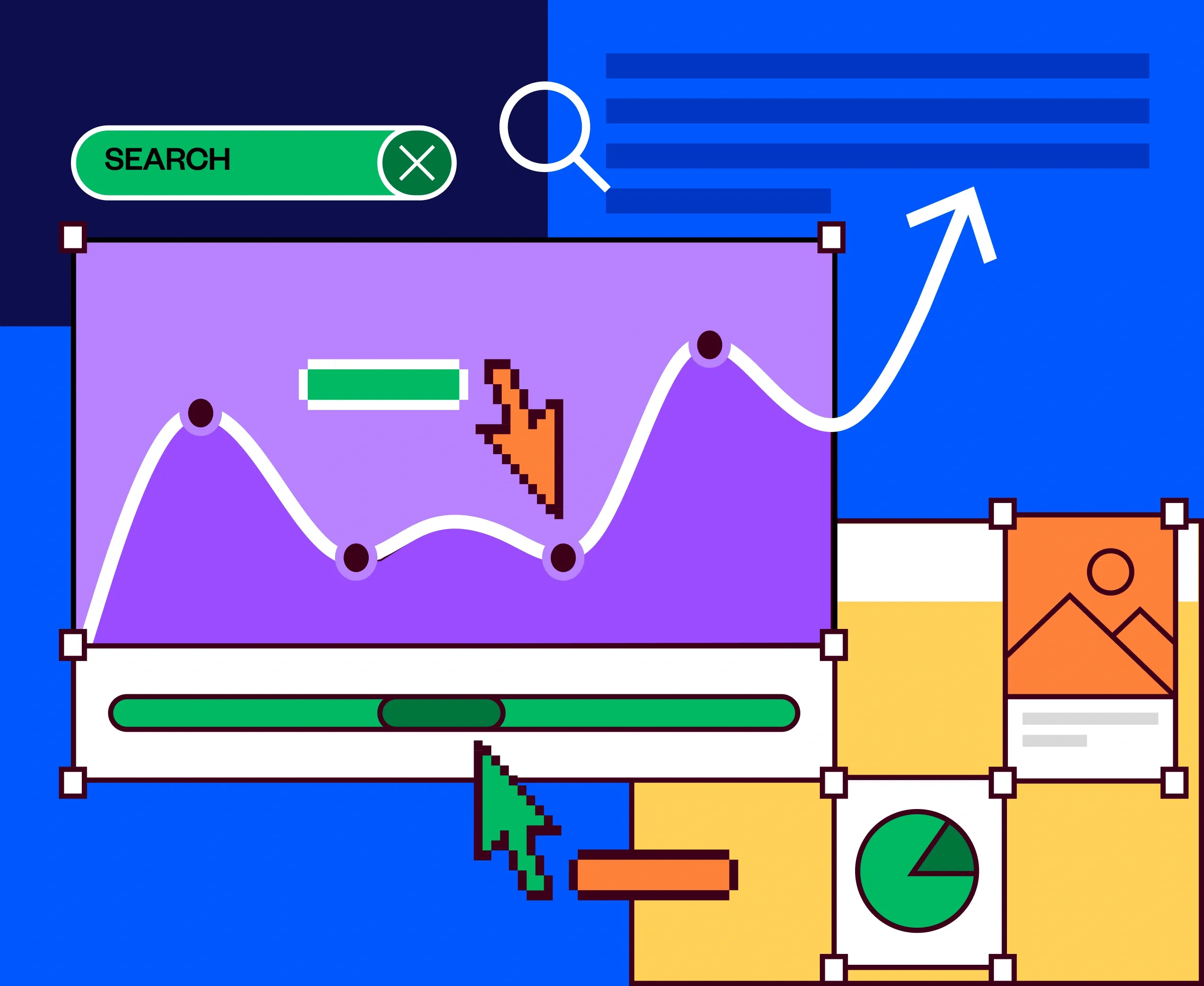 An Illustration Is Showing Data-Driven Decision Making