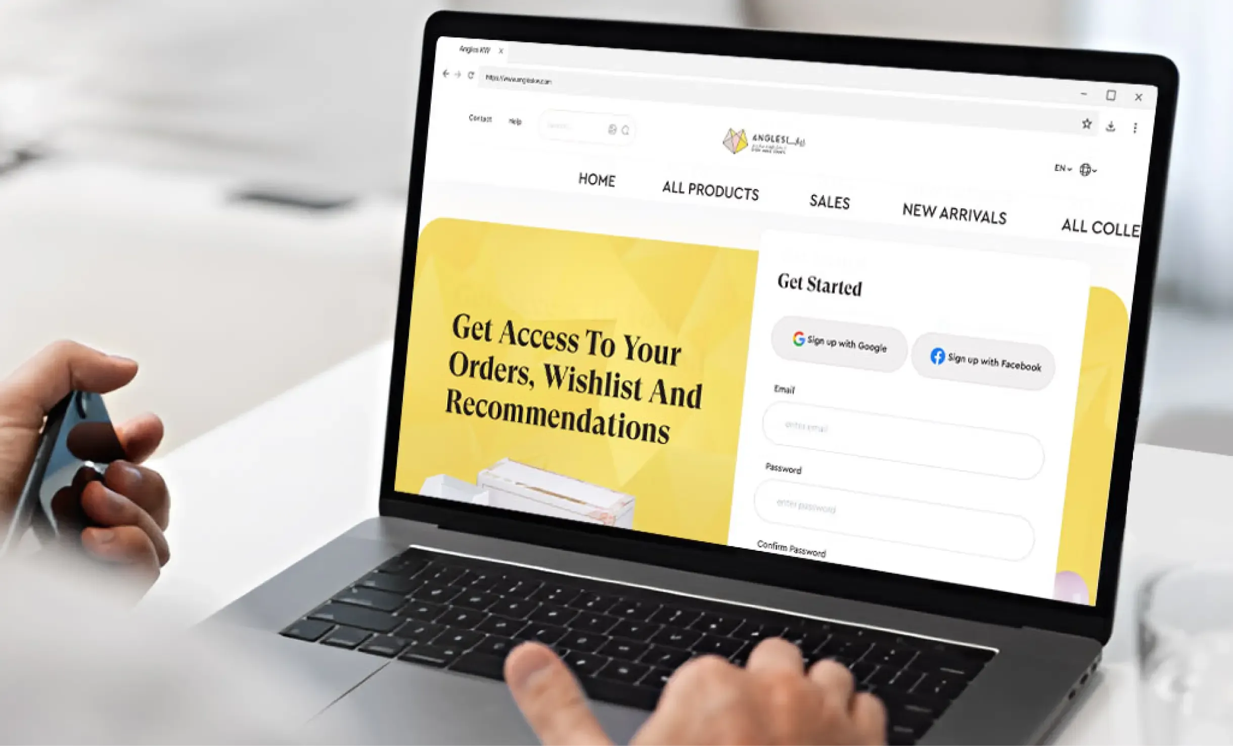 Angles Website Development