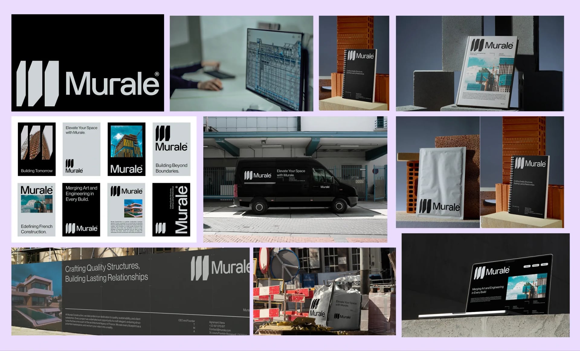Murale Construction Brand Identity