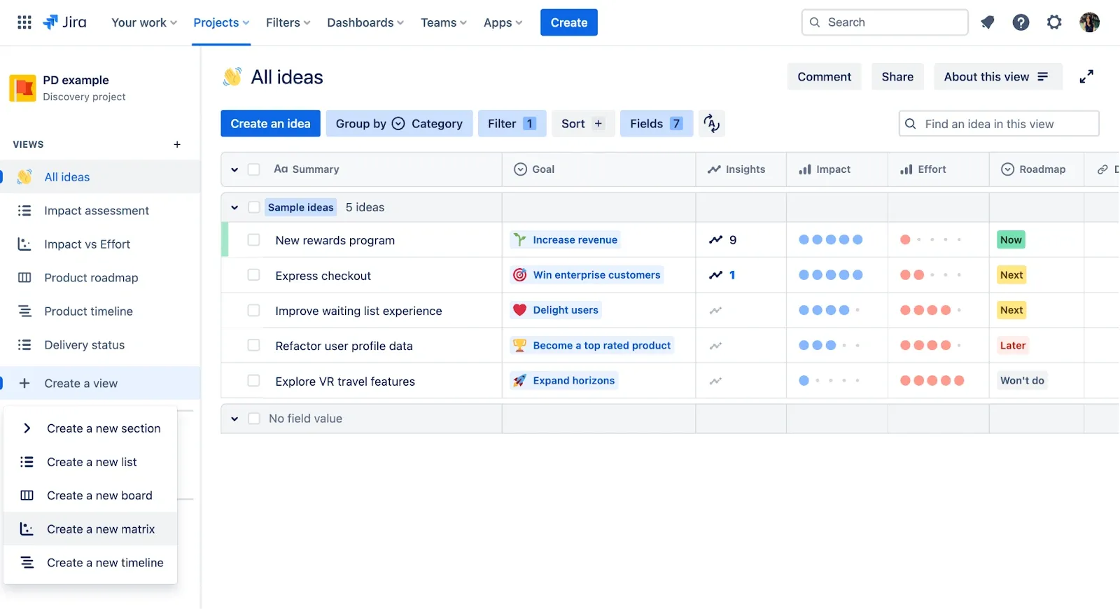 Jira Product Discovery