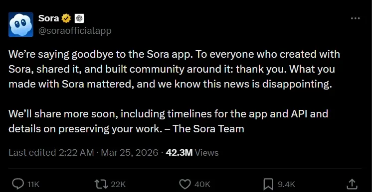 Sora Announcement