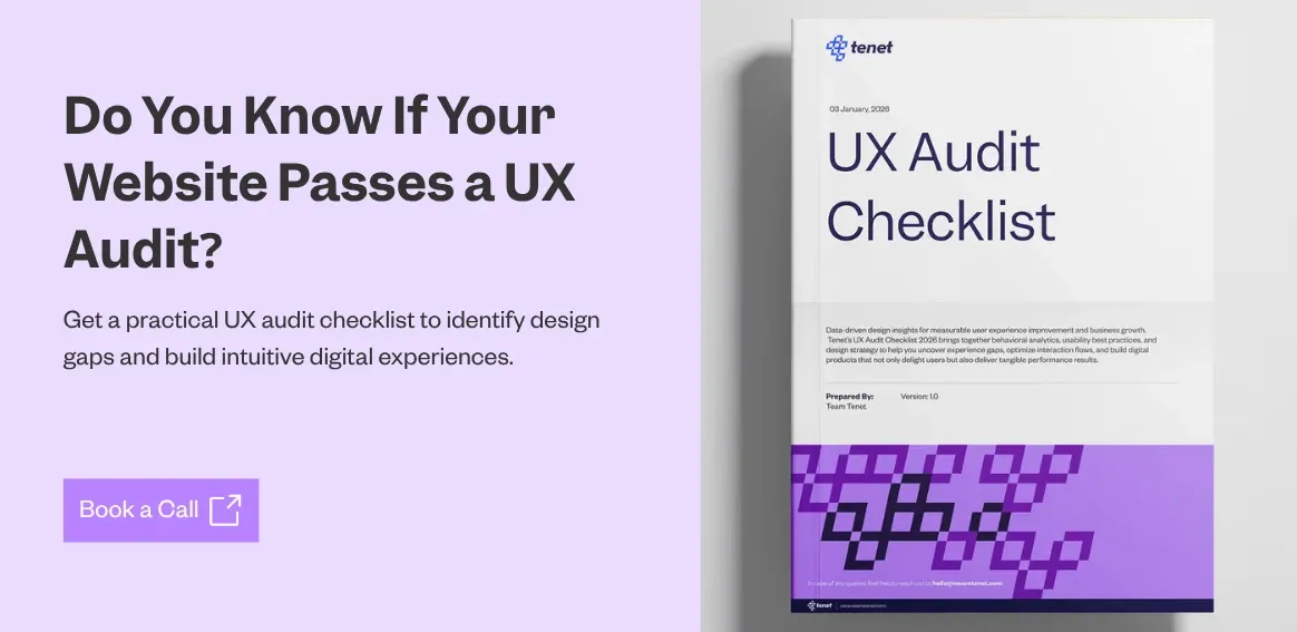 UX Audit Checklist _ Steps to better UX