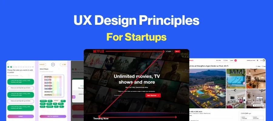 UX Design Principles for startups