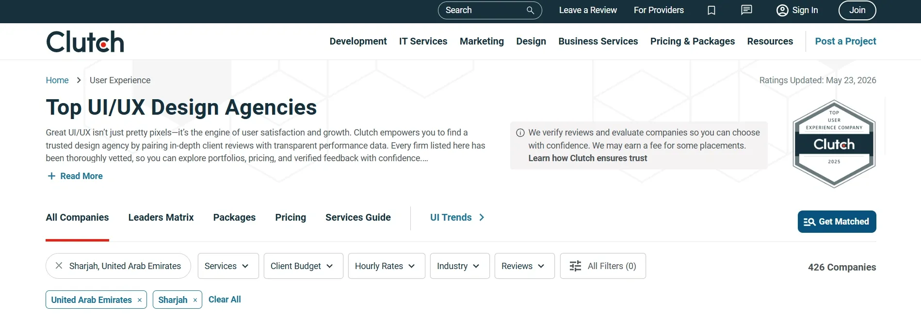 5 Best UI/UX Design Agencies in Sharjah Intro