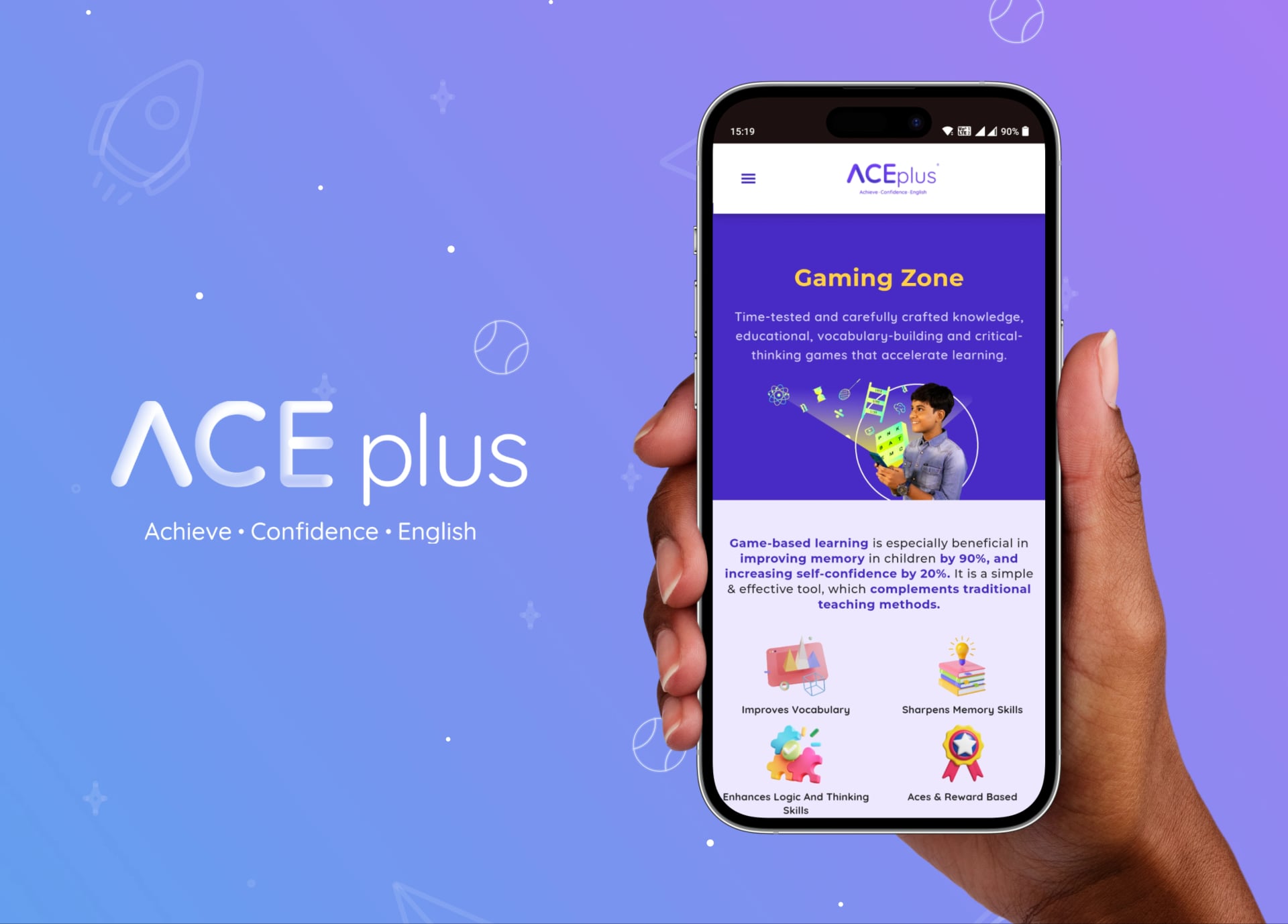 AcePlus E-learning Platform Banner