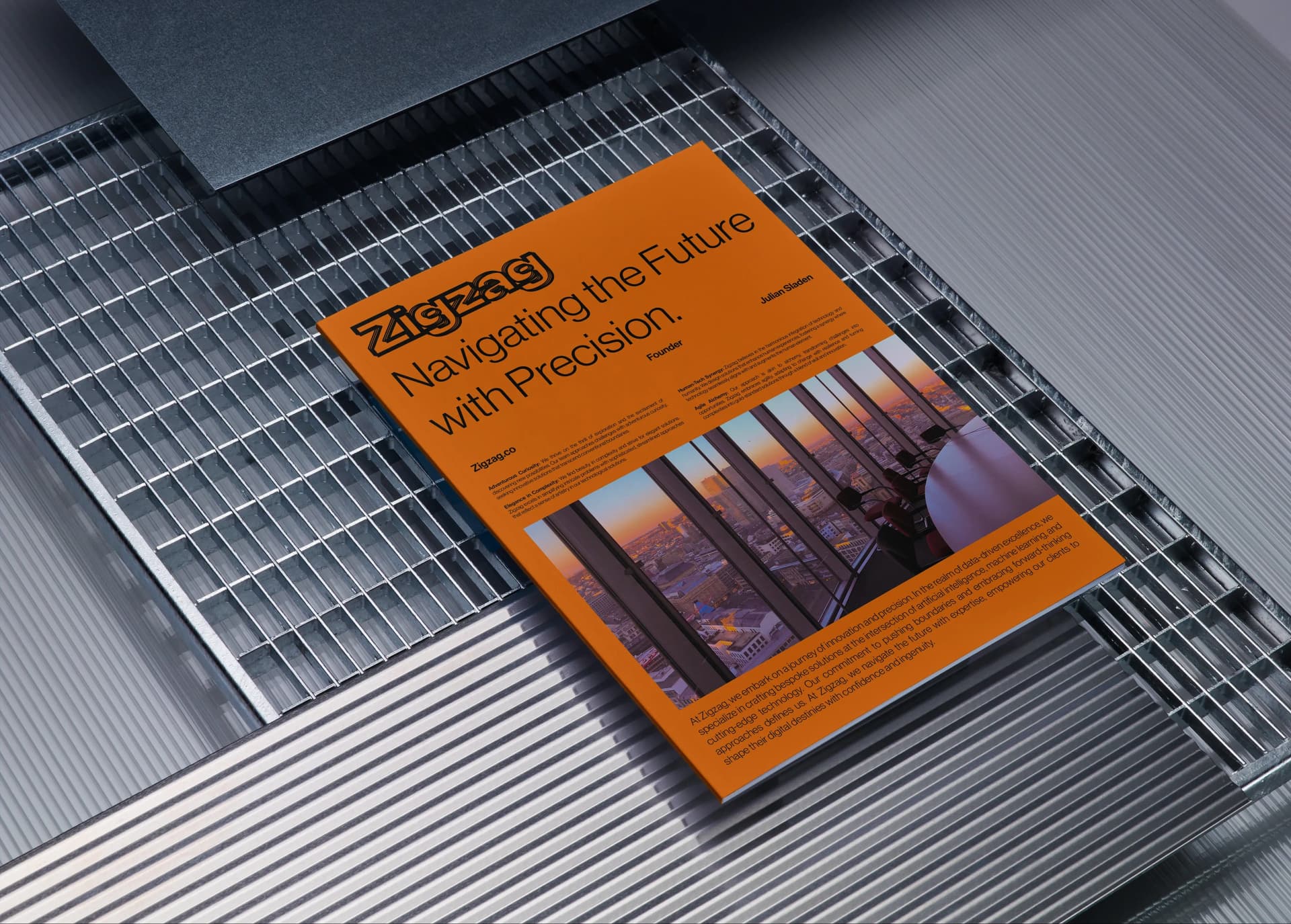 Zigzag digital brand assets for social media and email marketing