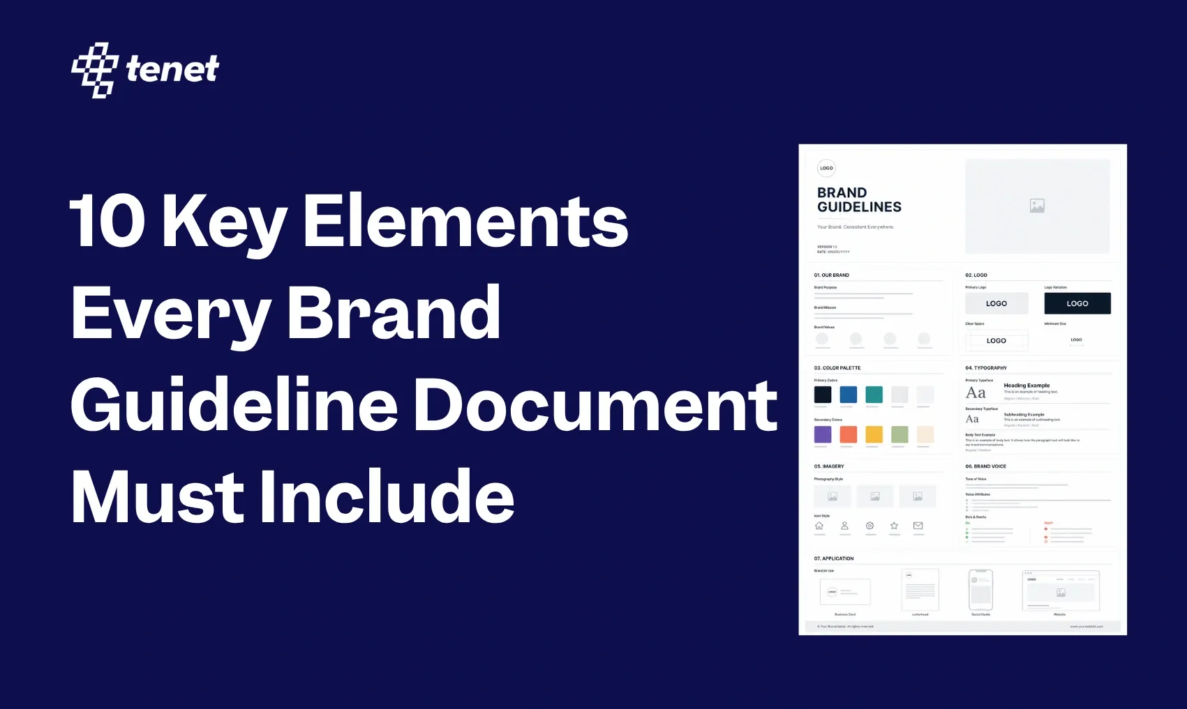 10 Key Elements Every Brand Guideline Document Must Include