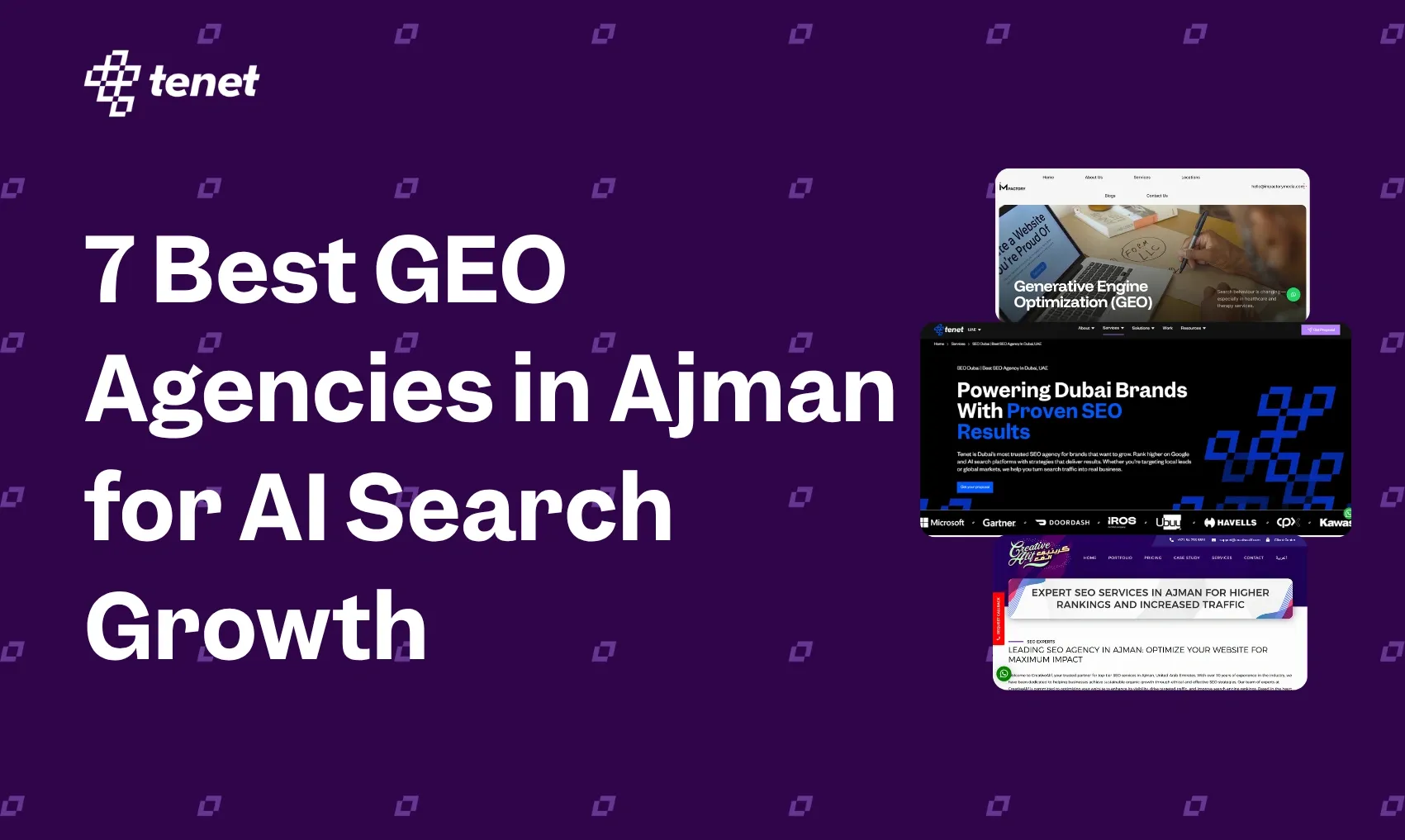 7 Best GEO Agencies in Ajman for AI Search (2026 List)