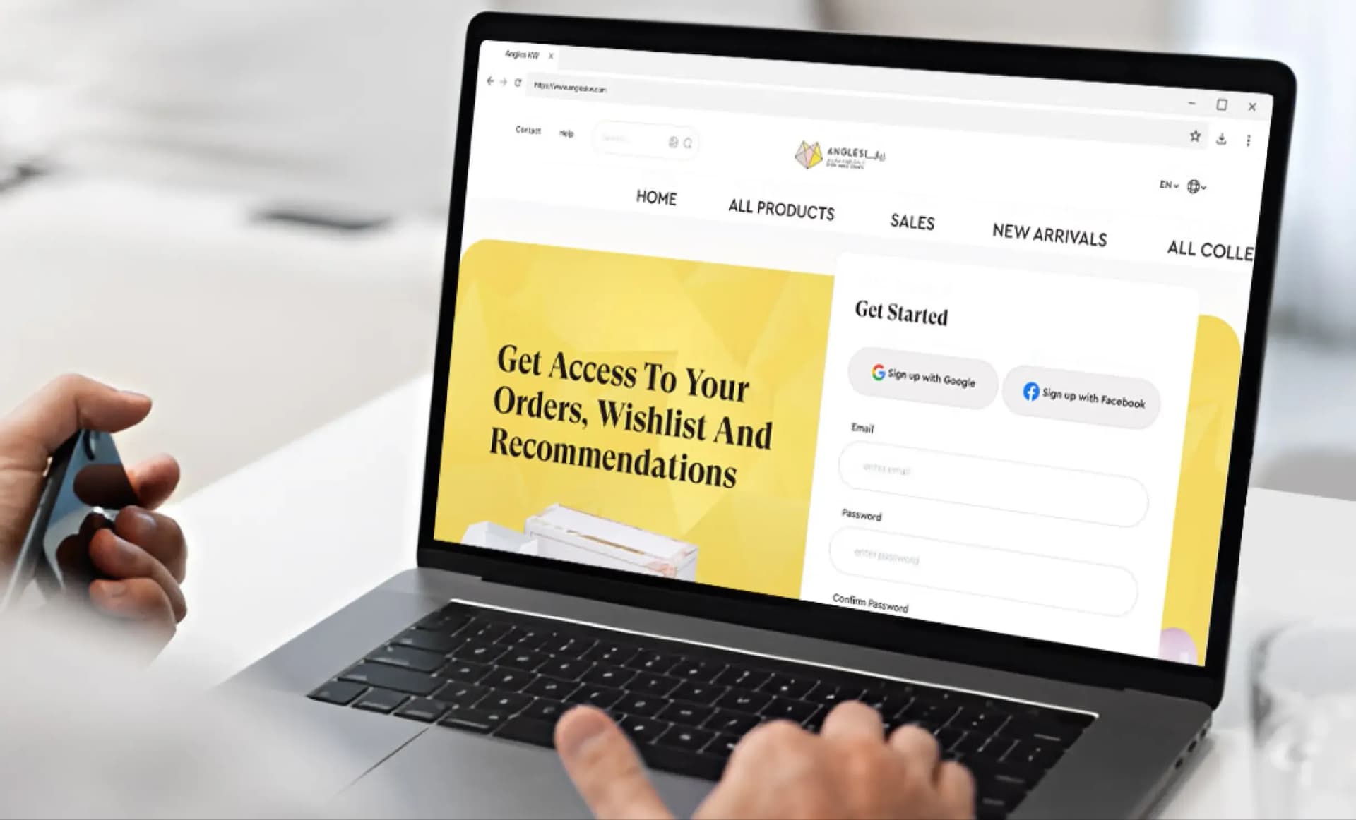 Angles Website Development