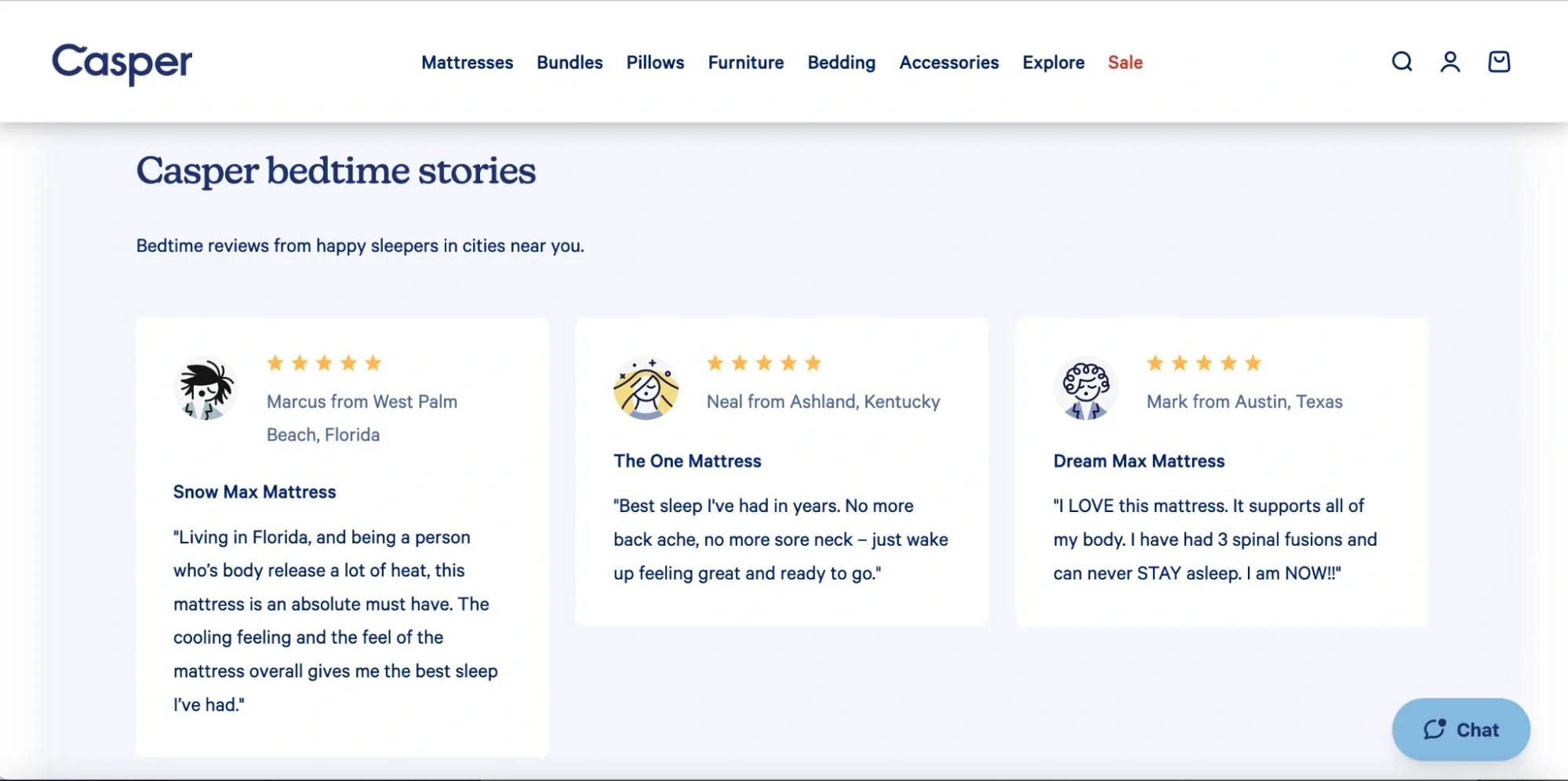 Customer reviews and social proof