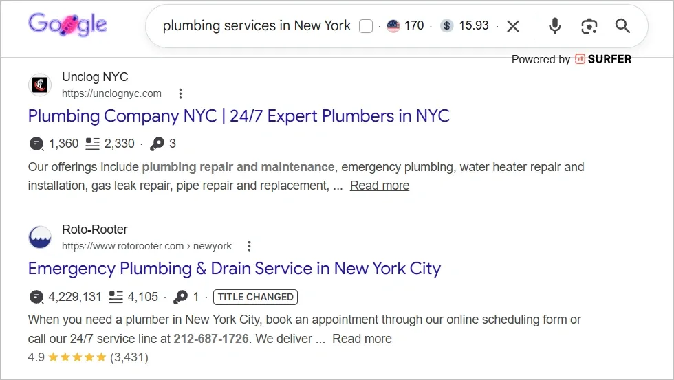 Geographic Targeting & Location Cost