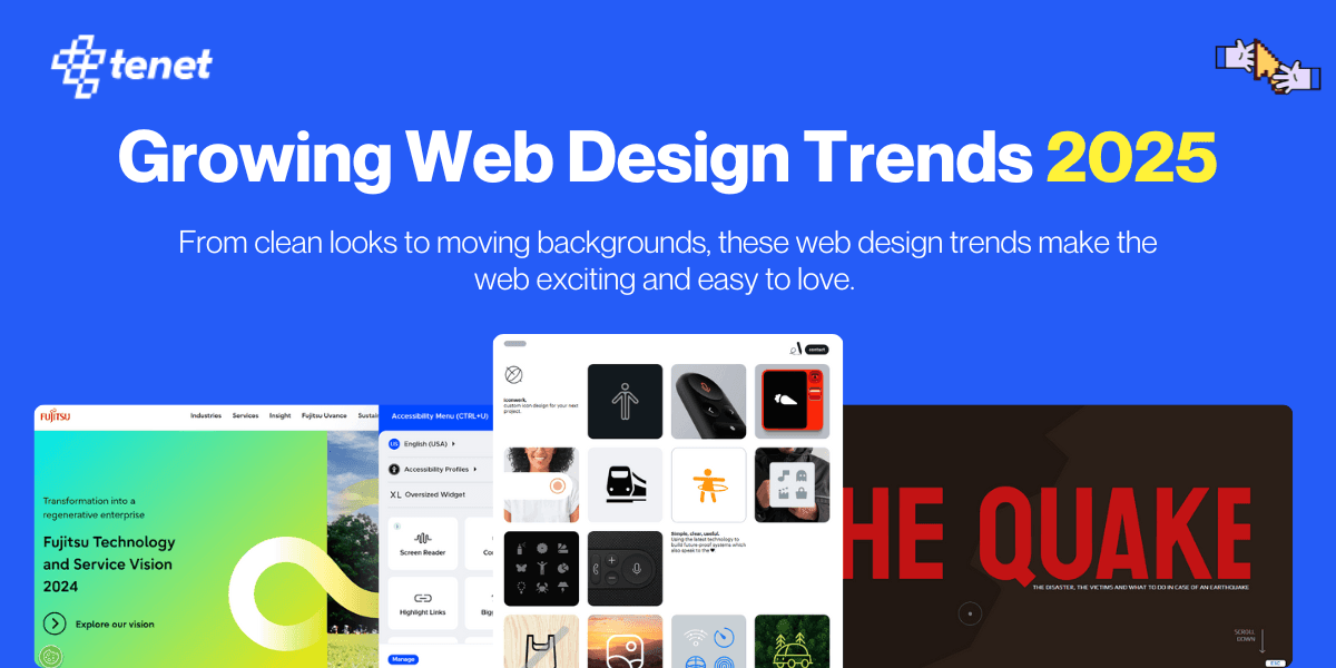 15 Growing Web Design Trends of 2025