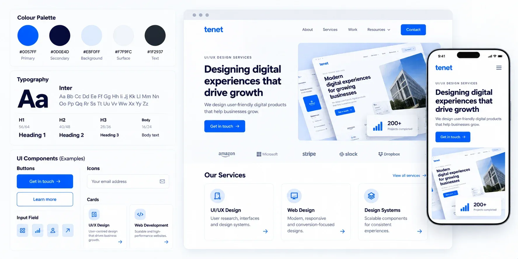UI and Visual Web Design