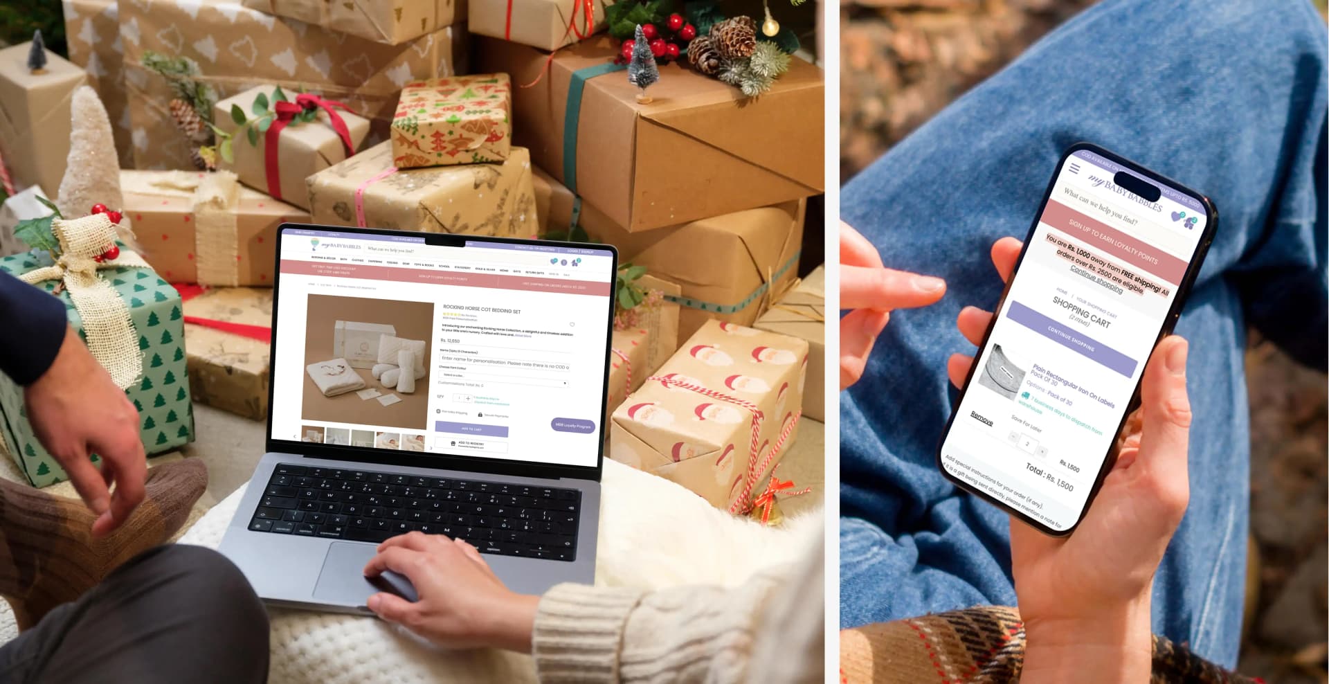 MyBabyBabbles Website Design and Development Desktop